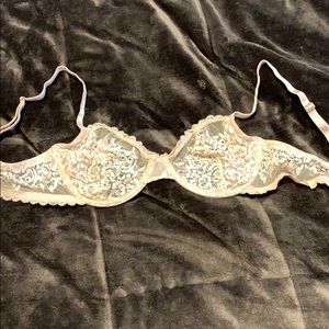 Unlined sheer bra